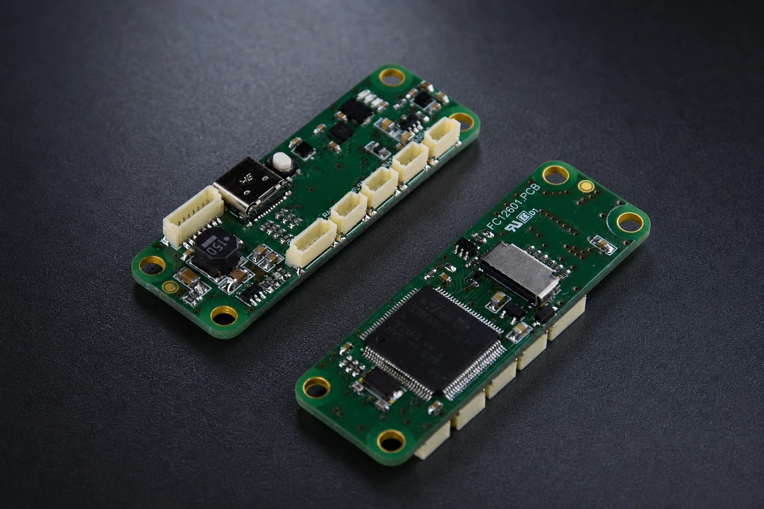 SkyMav electronics modules on a neutral laboratory surface