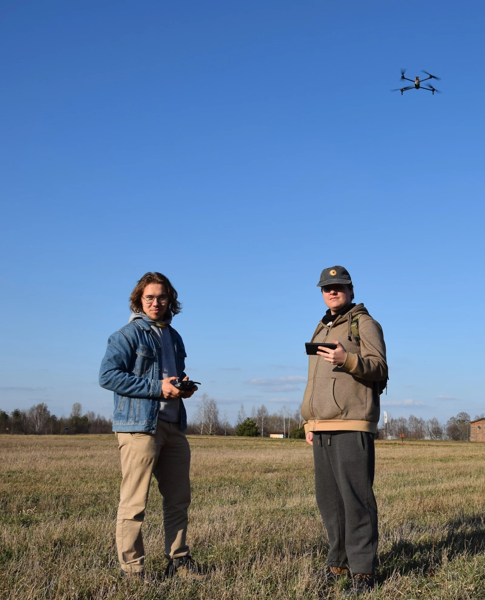 The SkyMav team during field operations.